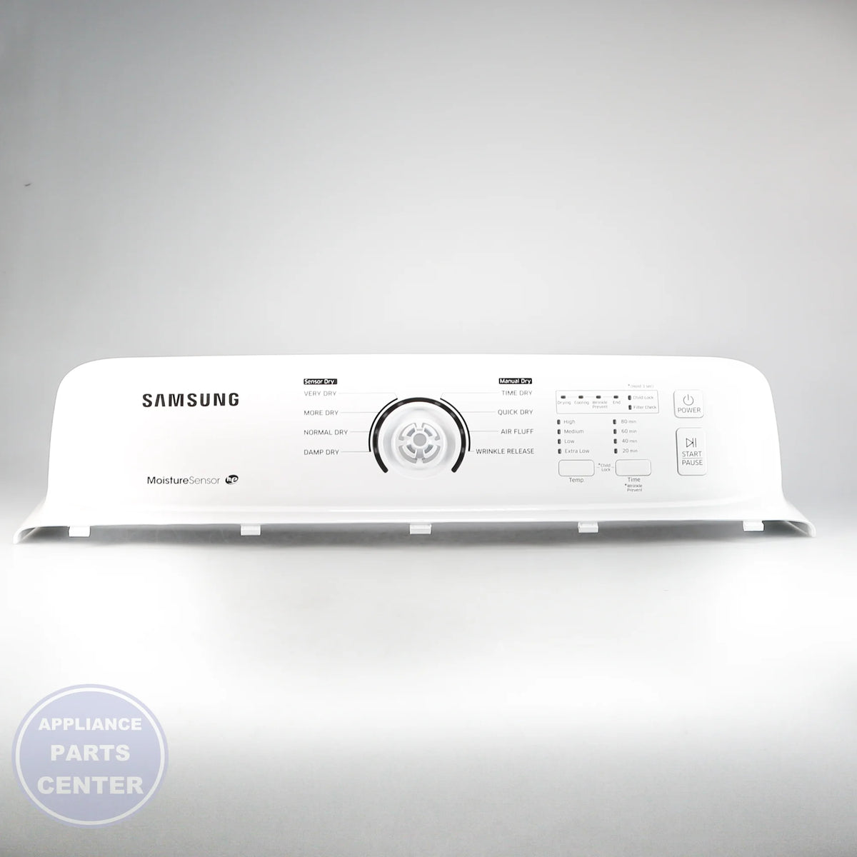 Samsung ASSY S.PANEL CONTROL;DV40J3000EW/A2 DC97-18718A - Installation in DV40J3000EW/A2 showing mounting points