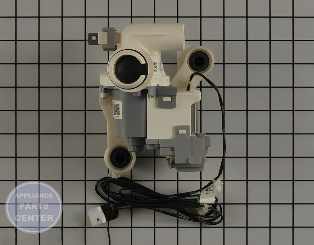 SAMSUNG WASHER DRAIN PUMP ASSEMBLY DC97-19289F - Detailed view of high-quality technical details