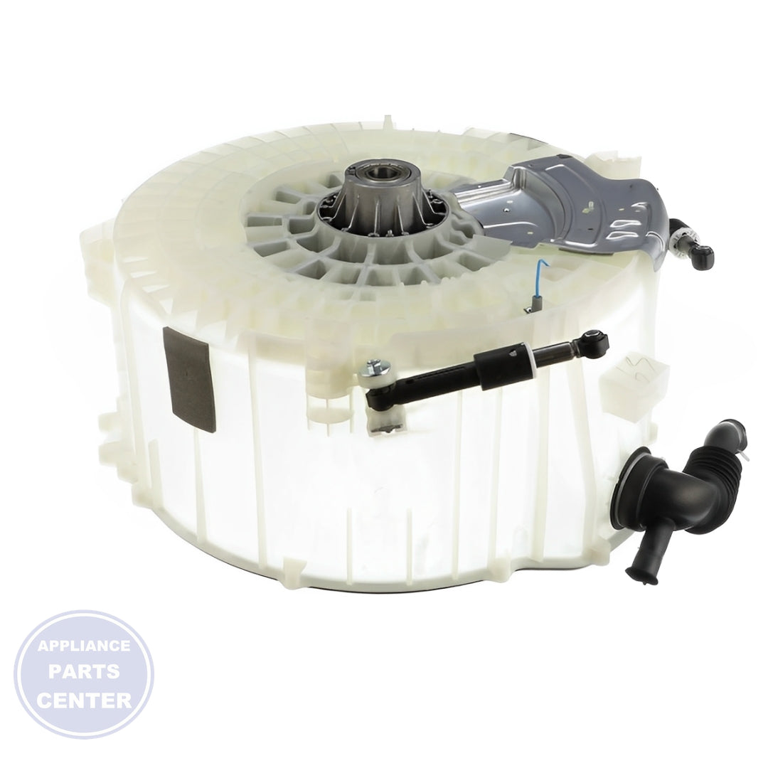 SAMSUNG WASHER SEMI TUB BACK ASSEMBLY DC97-19681A - Main view showing durable construction for Samsung SMG models
