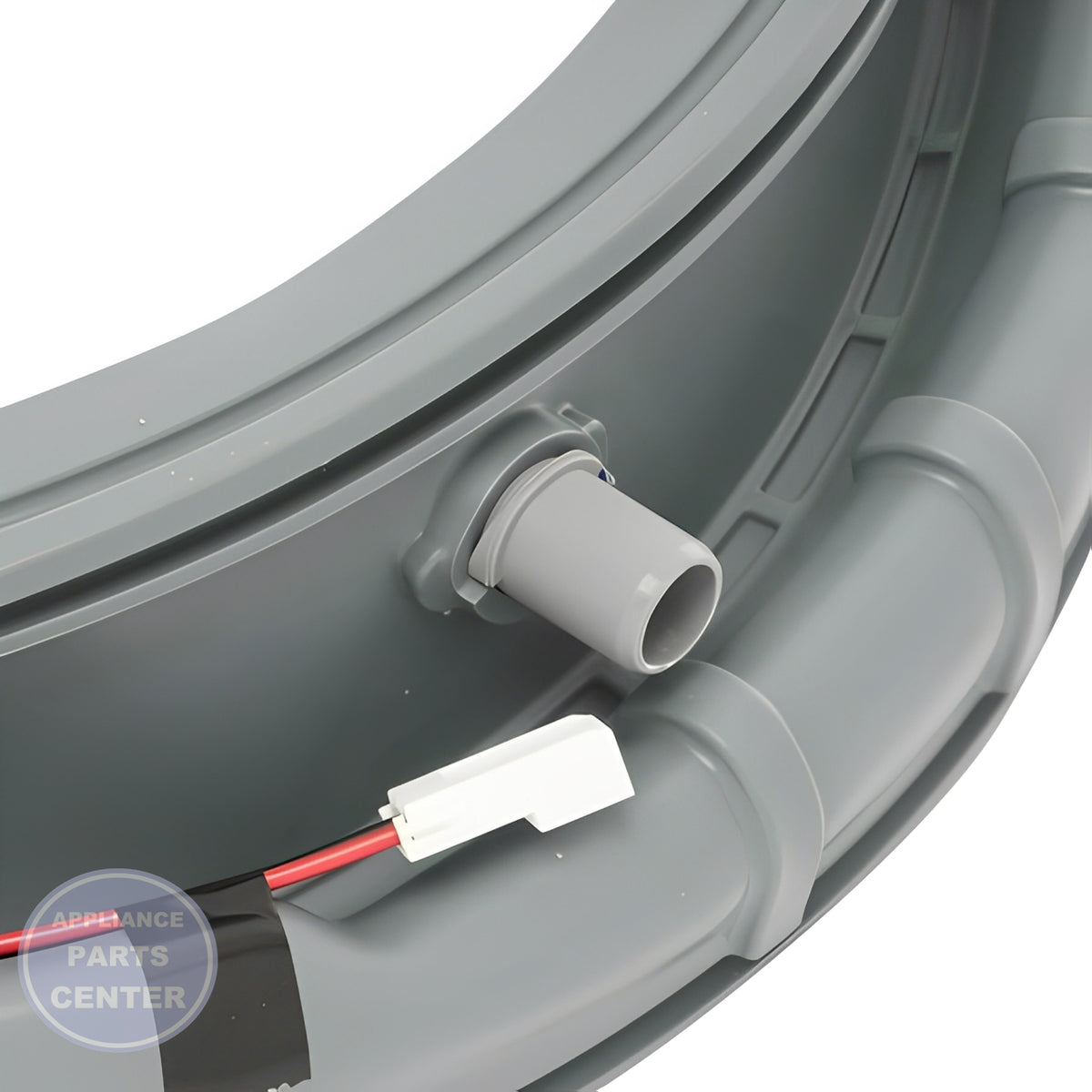 Samsung Washer Diaphragm Assembly DC97-19755F - Main view showing water flow improvement for specific models