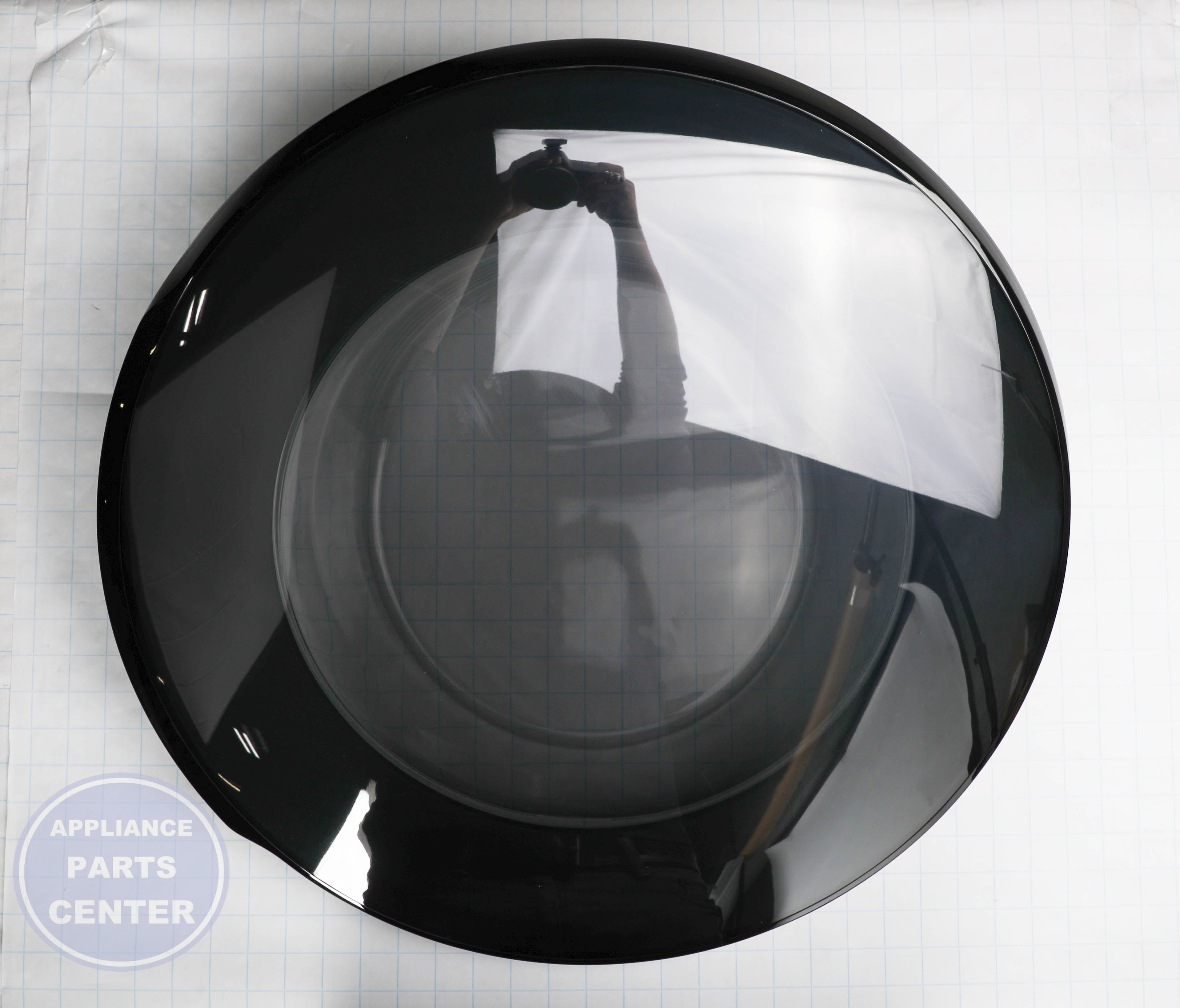 ASSY DOOR-MODULE;WF6000R,WF45R6100AP/US DC97-21507C - Side view with precise measurements