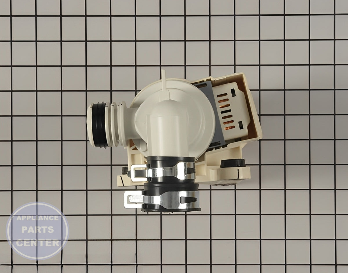 SAMSUNG DRAIN PUMP ASSEMBLY DC98-01877A - Detailed view of high-quality components