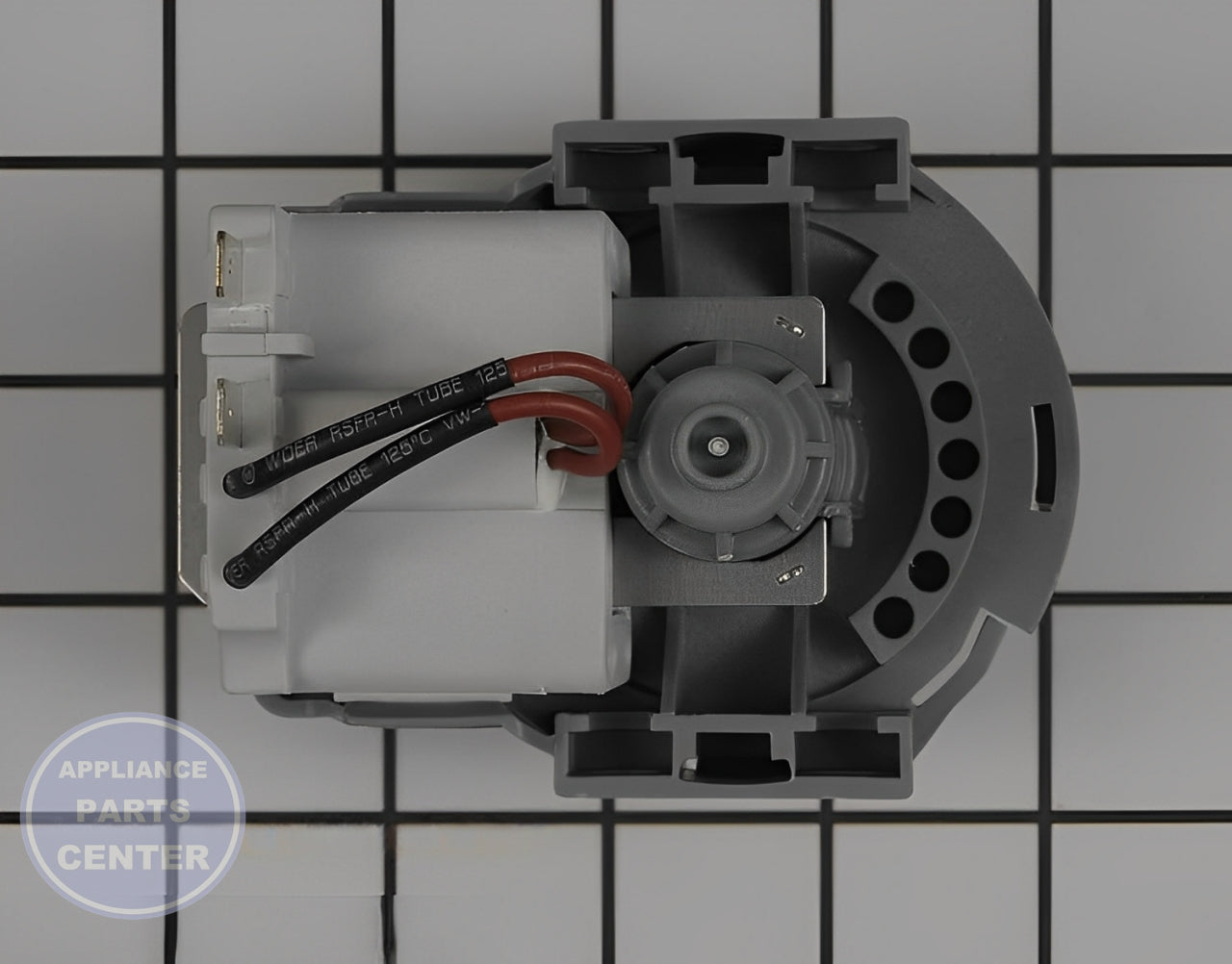SAMSUNG DISHWASHER DRAIN PUMP ASSEMBLY DD31-00005A - Installation in specific model showcasing key mounting points