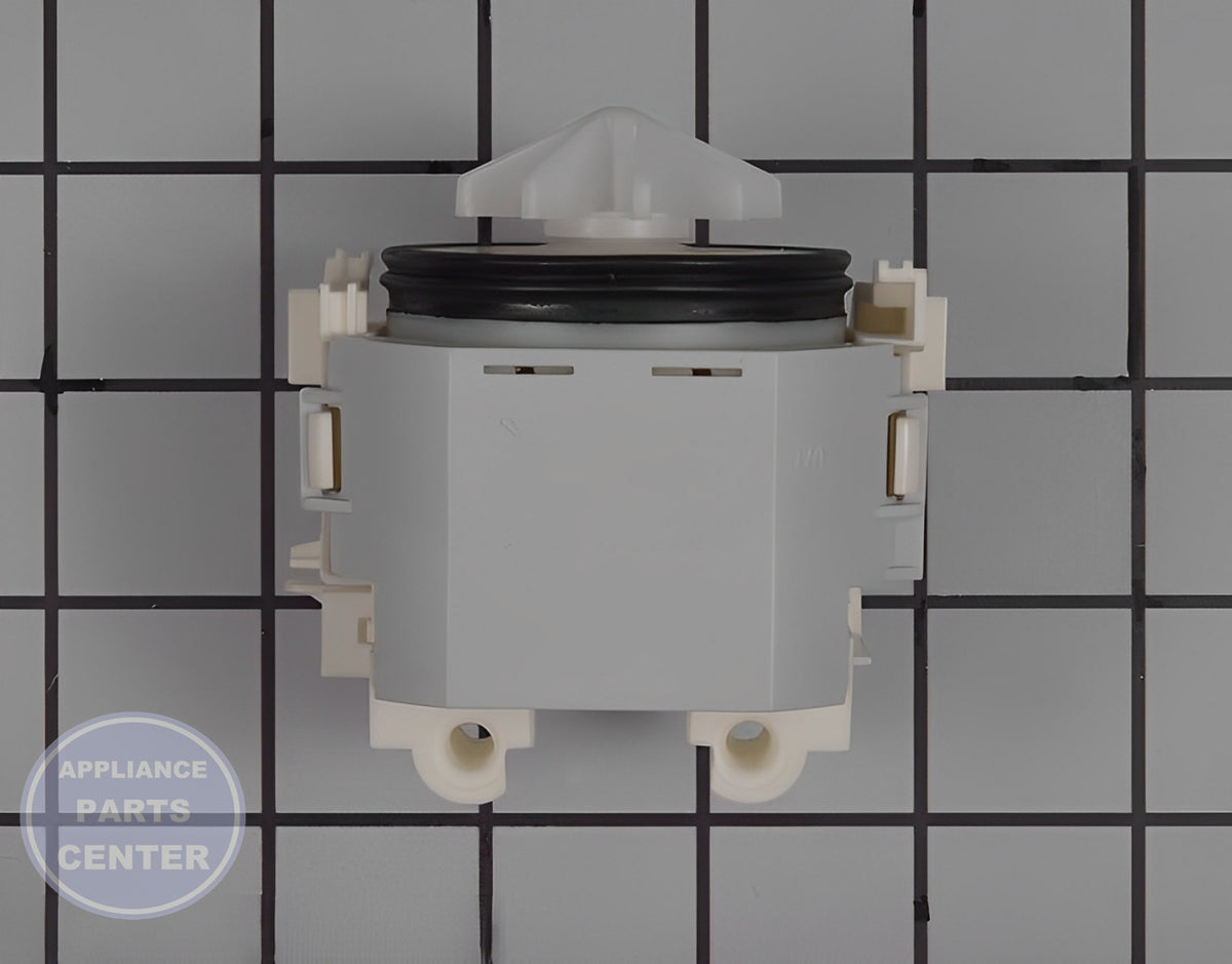 SAMSUNG DISHWASHER DRAIN PUMP MOTOR ASSEMBLY DD31-00016A - Installation in Samsung model showing key mounting points