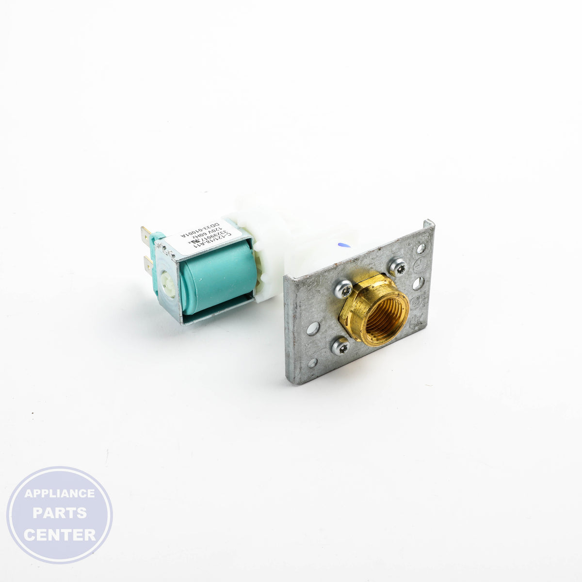 VALVE WATER;AC110-127V,A-1,MM,#250,4.7L/ DD33-01001A - Side view with 4.7L capacity and precise specifications