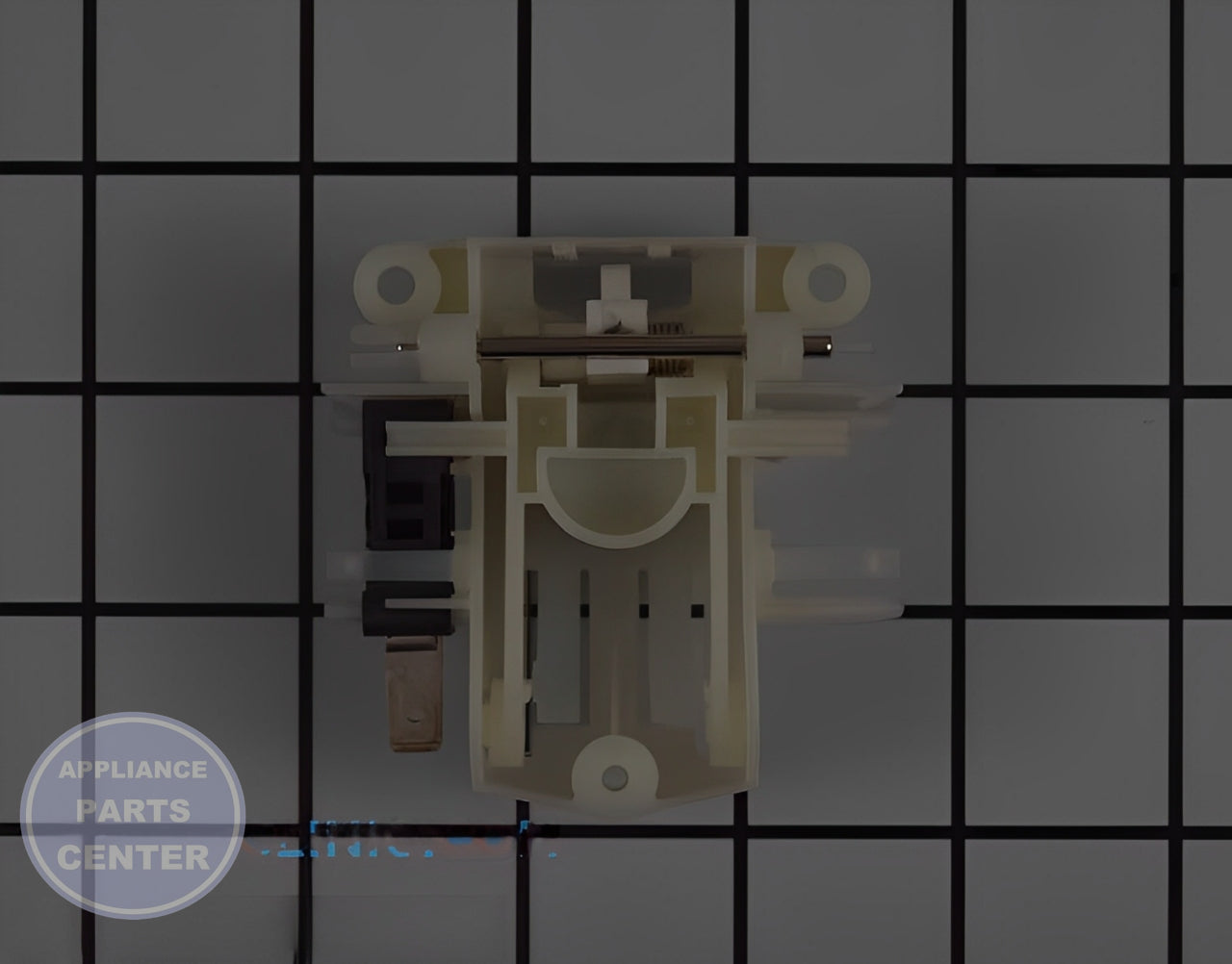 Samsung Door Latch DD34-00002A - Installation in Samsung DW80K7050US showing easy mounting points