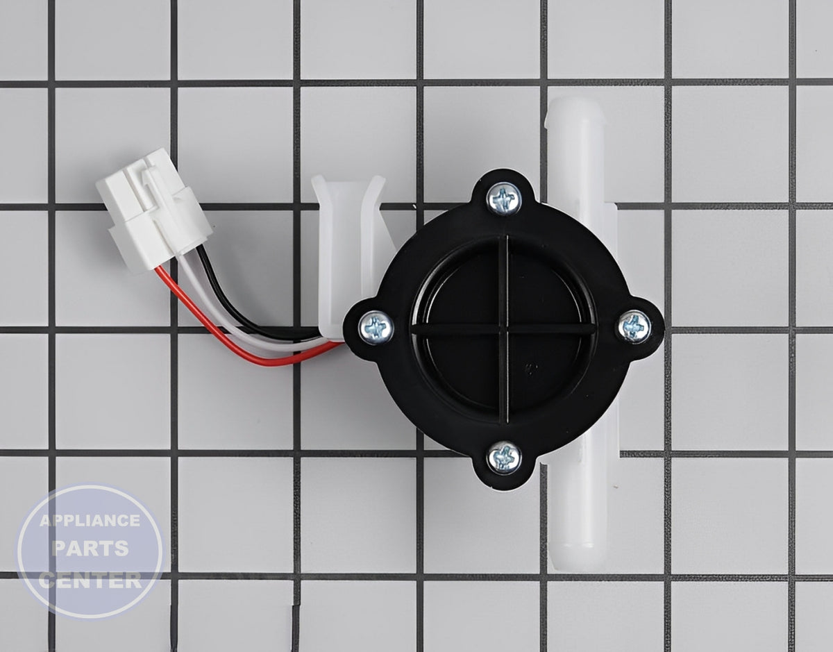 Water Inlet Valve DD62-00067A - Side view with Valve & Float specifications