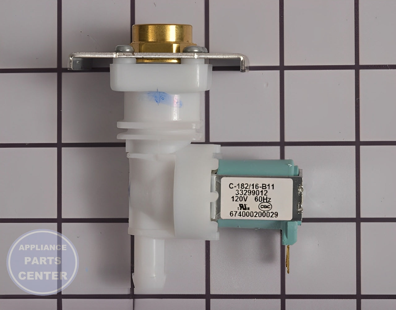 Samsung Water Inlet Valve DD62-00067A - Main view showing precise water flow control for Samsung dishwasher models