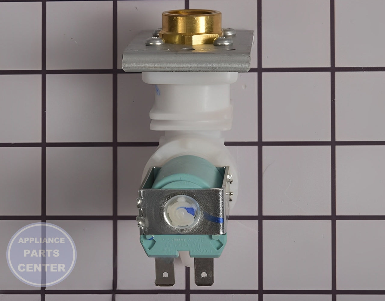 Samsung Water Inlet Valve DD62-00067A - Installation in Samsung dishwasher model showing key mounting points
