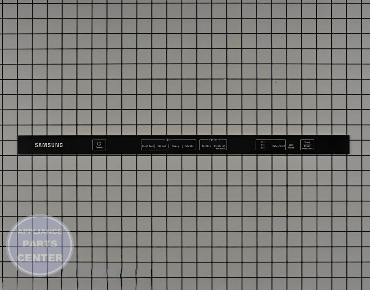Overlay DD81-01540A - Detailed view of durable touchpad overlay