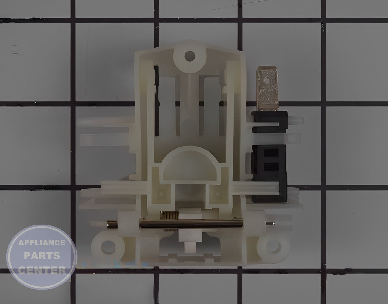 Dishwasher Door Switch Assembly DD81-02132A - Detailed view of latch mechanism for Samsung dishwashers
