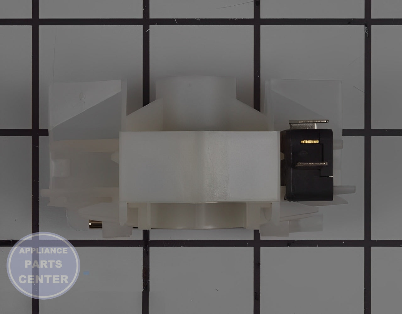Dishwasher Door Switch Assembly DD81-02132A - Side view with precise measurements for perfect fit