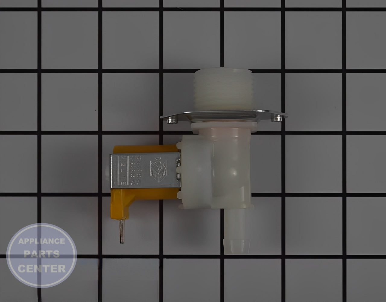 Water Inlet Valve DD81-02265A - Side view with precise 6 x 4 x 3 inches measurements