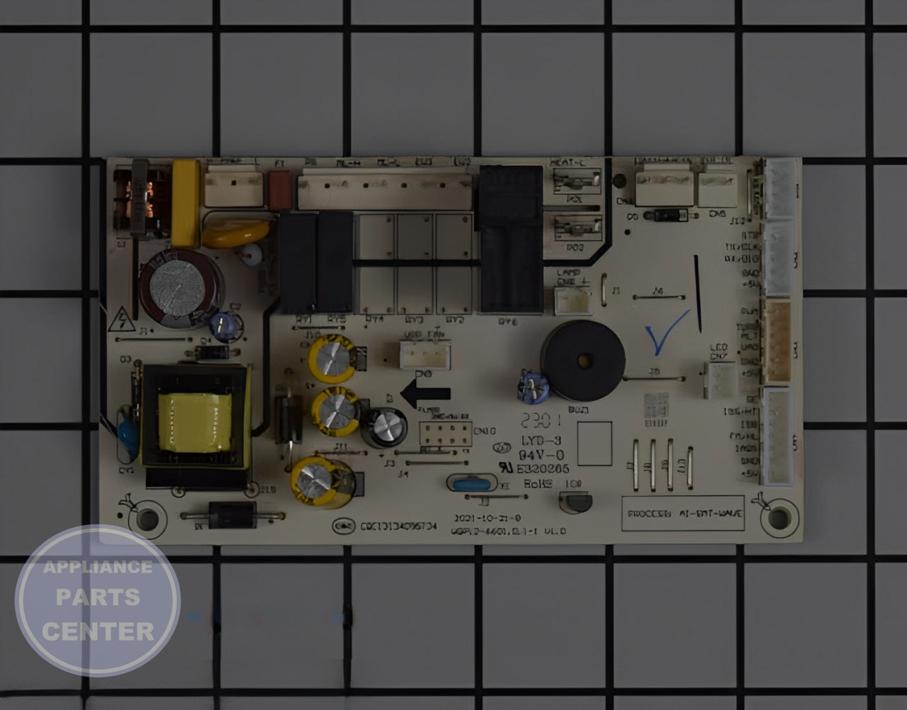 Samsung Cover PCB Assembly DD81-02282A - Main view showing Circuit Board & Timer for SMG Dishwasher