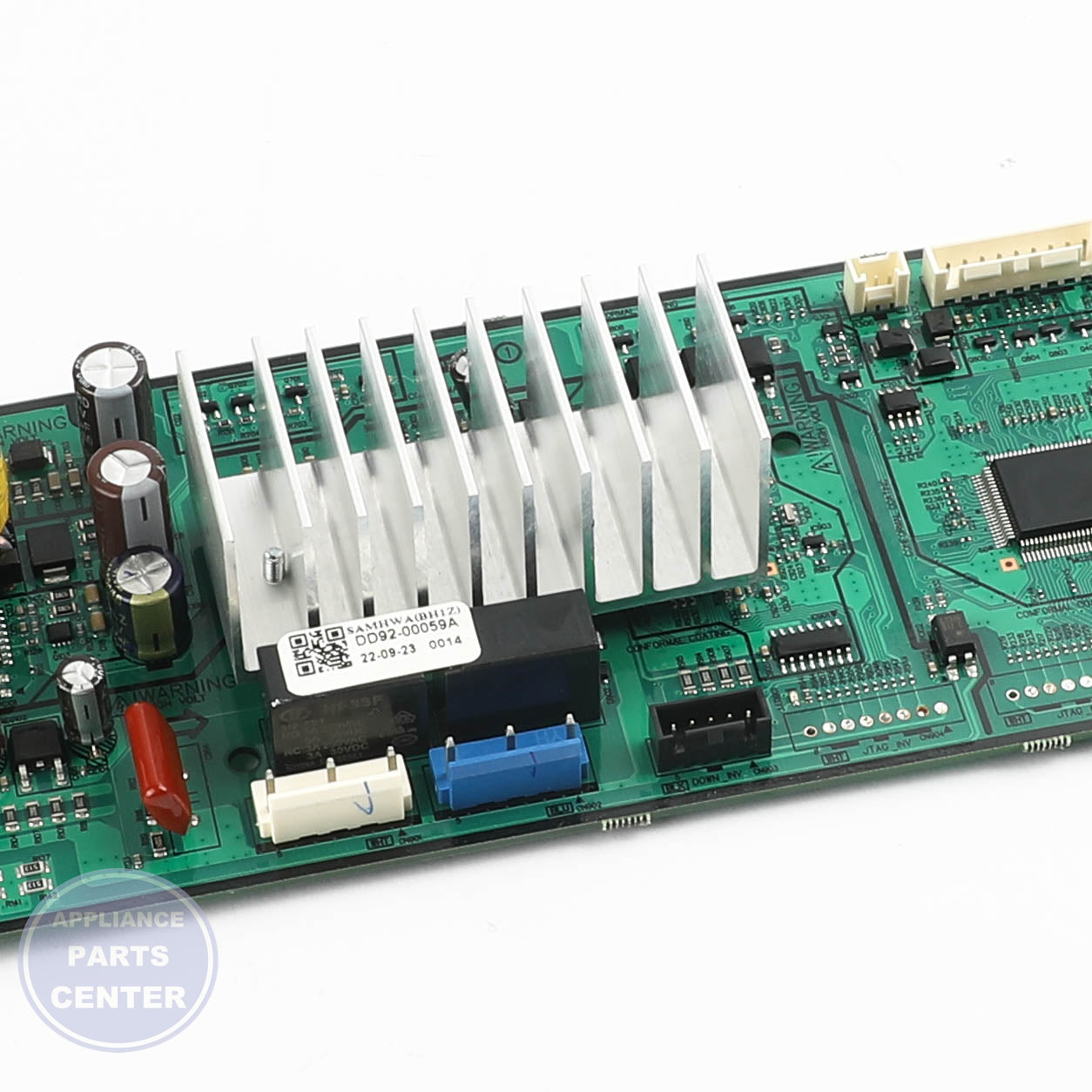 SAM ASSY PCB MAIN;MAIN,DW9900M,328X88,Y,120V - Installation in DW9900M showing mounting points