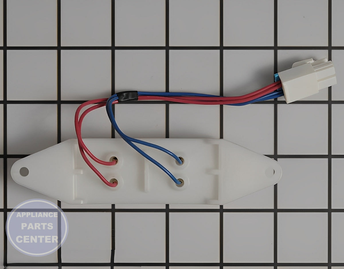SAMSUNG DISHWASHER MOISTURE LEAK DETECTOR SENSOR ASSEMBLY DD94-01062A - Side view with precise measurements