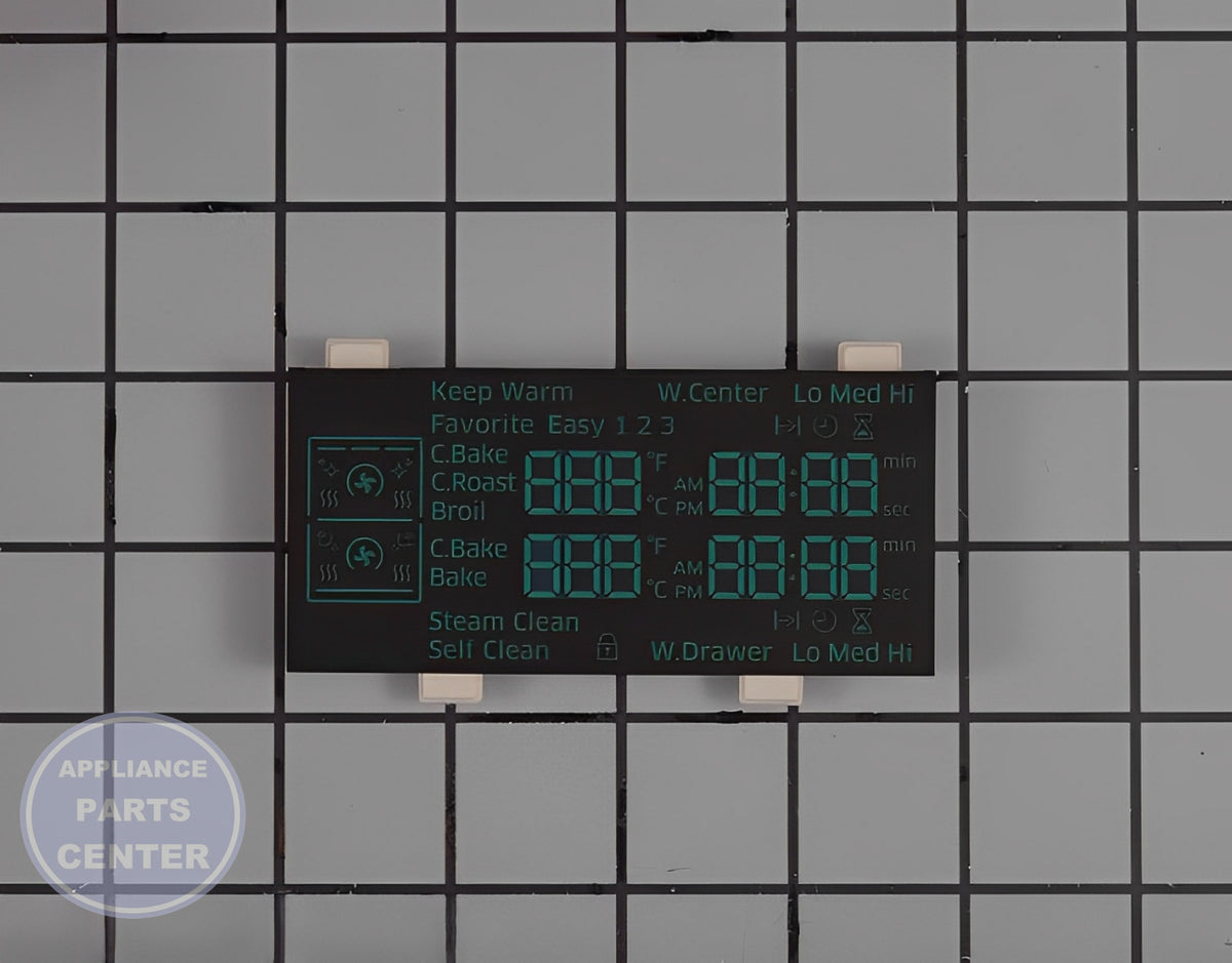 SAMSUNG RANGE LED DISPLAY DE07-00130A - Main view showing circuit board control for SMG Range Oven