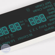 SAM LED DISPLAY DE07-00134A - Main view showing 7S,6D display for SAM Range/Stove/Oven