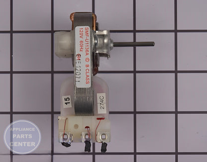 Maytag Fan Motor DE31-00046B - Installation in Samsung microwave showing key mounting points