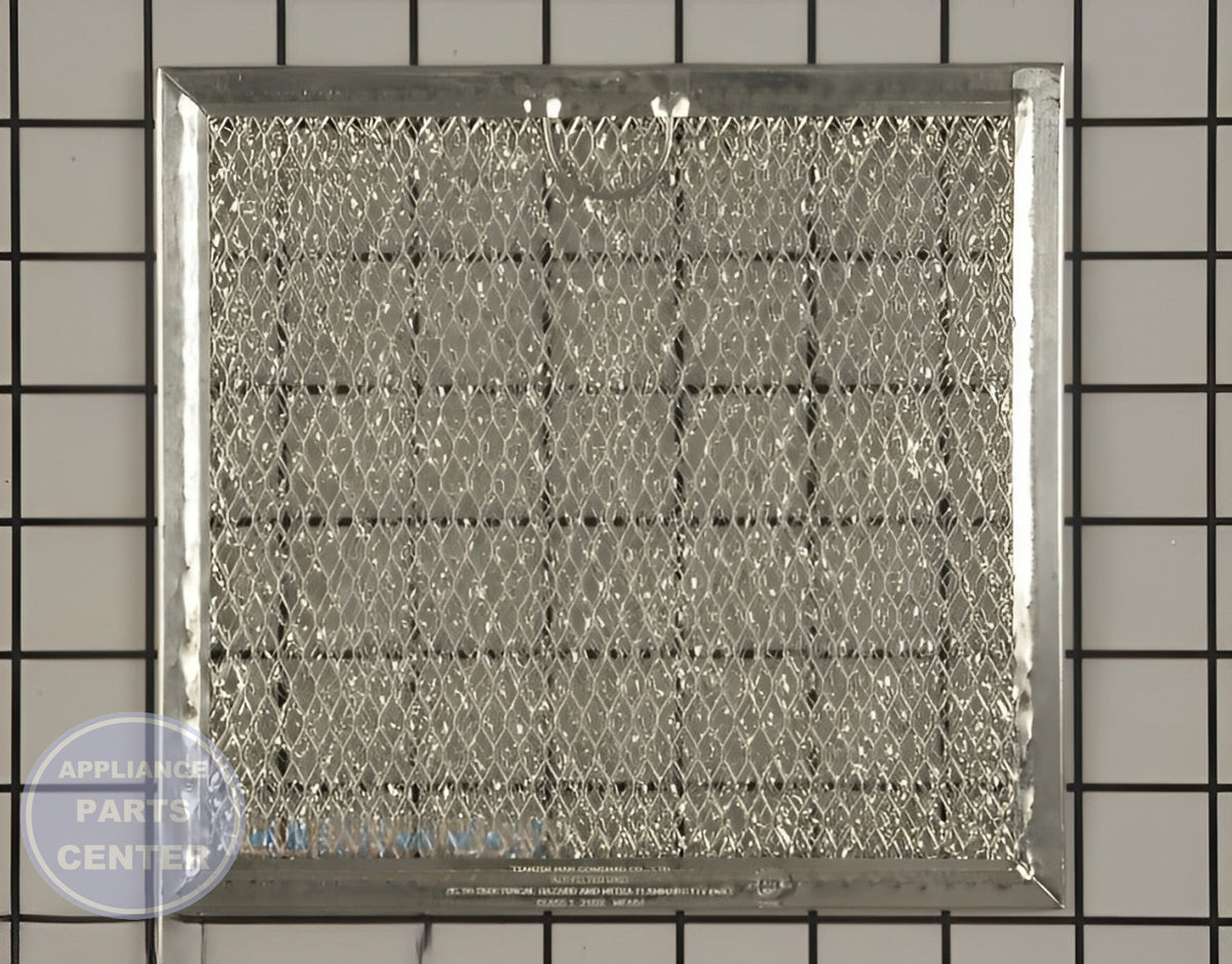 SAMSUNG ALUMINUM AIR GREASE FILTER ASSEMBLY DE63-00666A - Main view showing high-efficiency grease removal for SMG Microwave