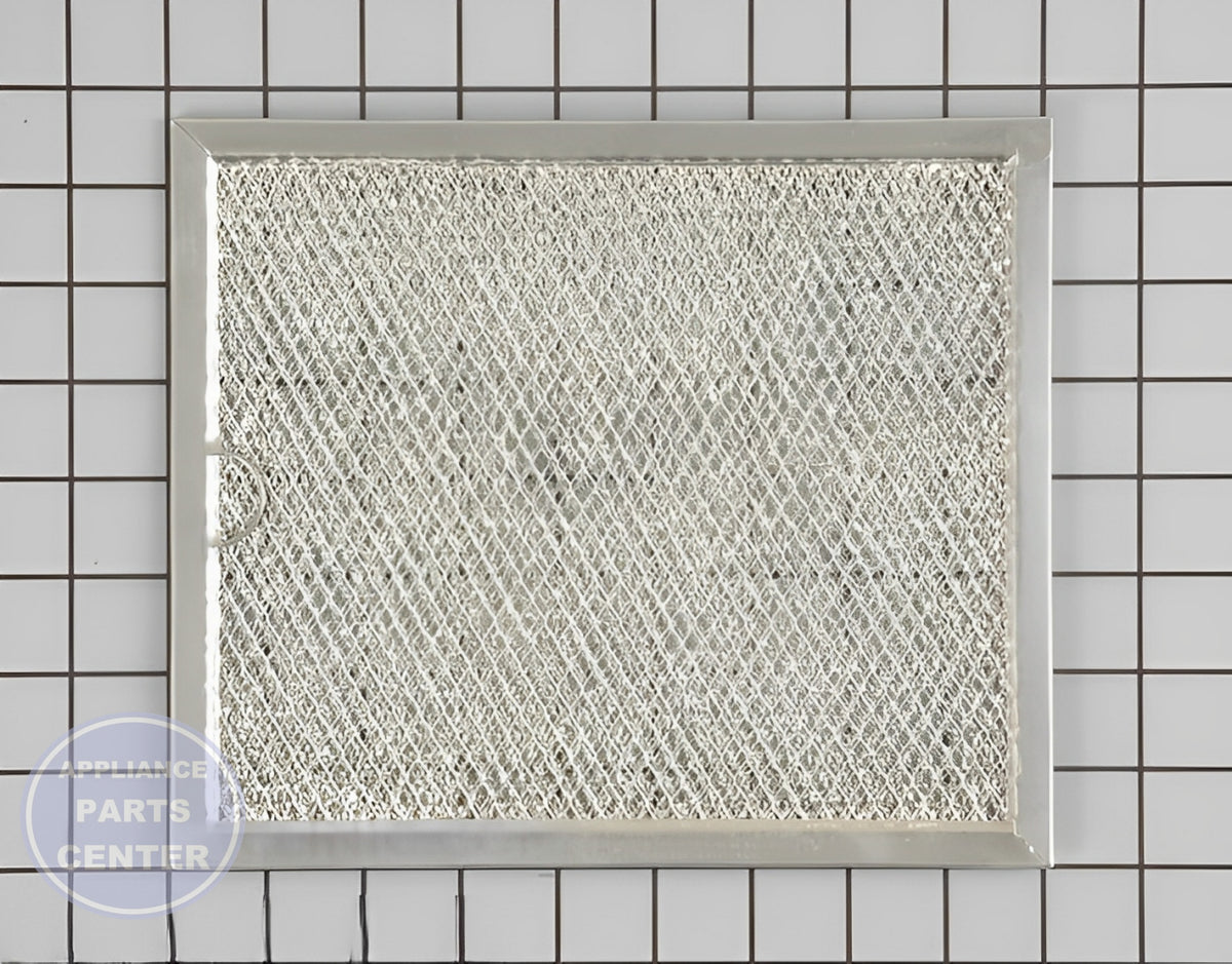 SAMSUNG RANGE MICROWAVE OVEN ALUMINUM AIR FILTER DE63-30011A - Main view showing grease trap feature for specific models
