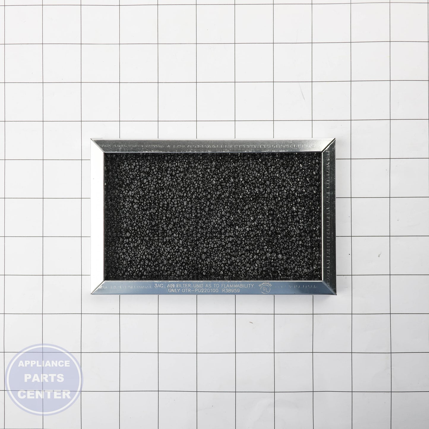 SAM FILTER CHARCOAL;MD3,ACTIVATED CARBON,T9, - Installation in specific model showing mounting points