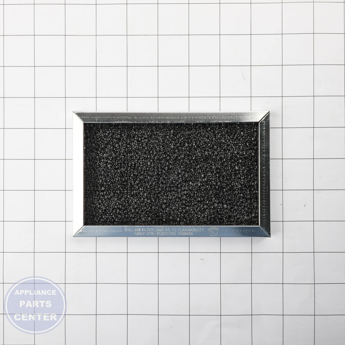 SAM FILTER CHARCOAL;MD3,ACTIVATED CARBON,T9, - Installation in specific model showing mounting points