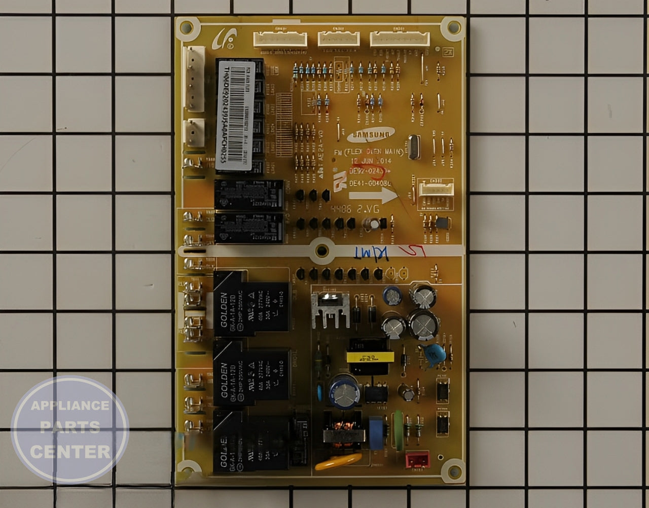 SAMSUNG OVEN MAIN POWER CONTROL BOARD ASSEMBLY DE92-02439J - Main view showing power control features for SMG Range/Stove/Oven