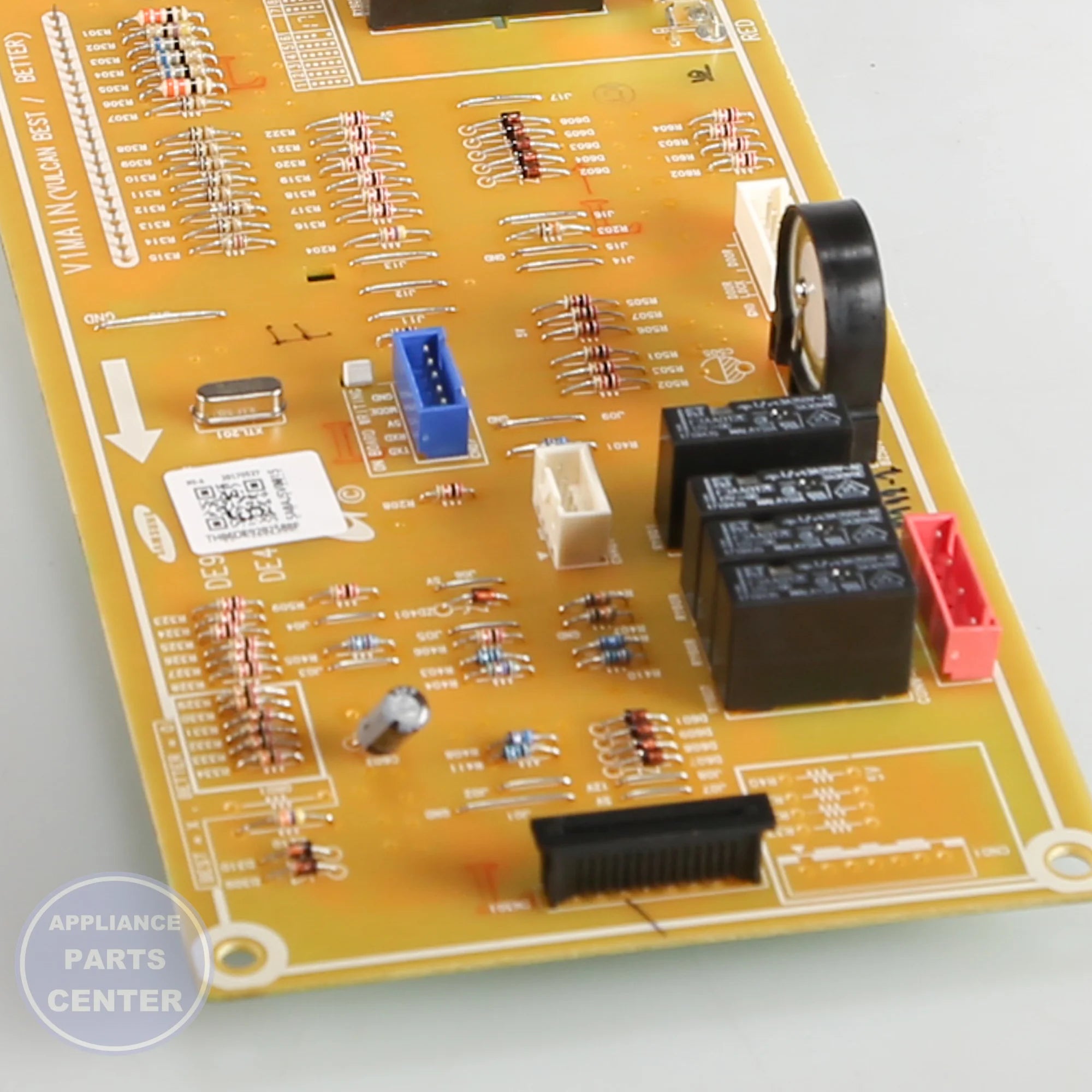 ASSY PCB MAIN DE92-02588F - Detailed view of timer and circuit board details