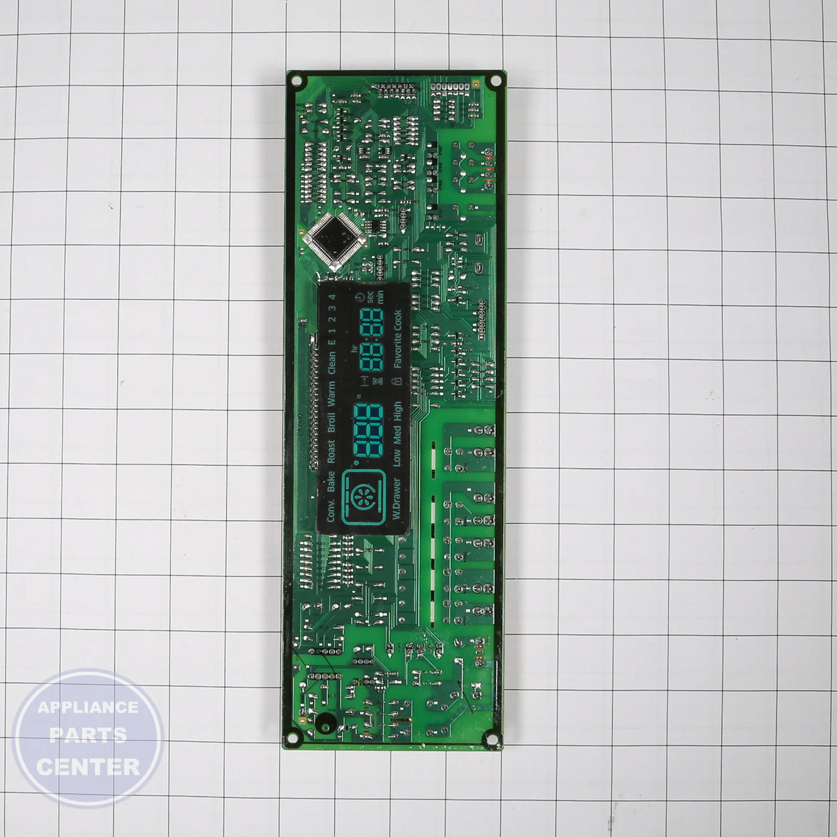 Samsung ASSY PCB MAIN DE92-02588F - Installation in NX58F5700WS showing mounting points