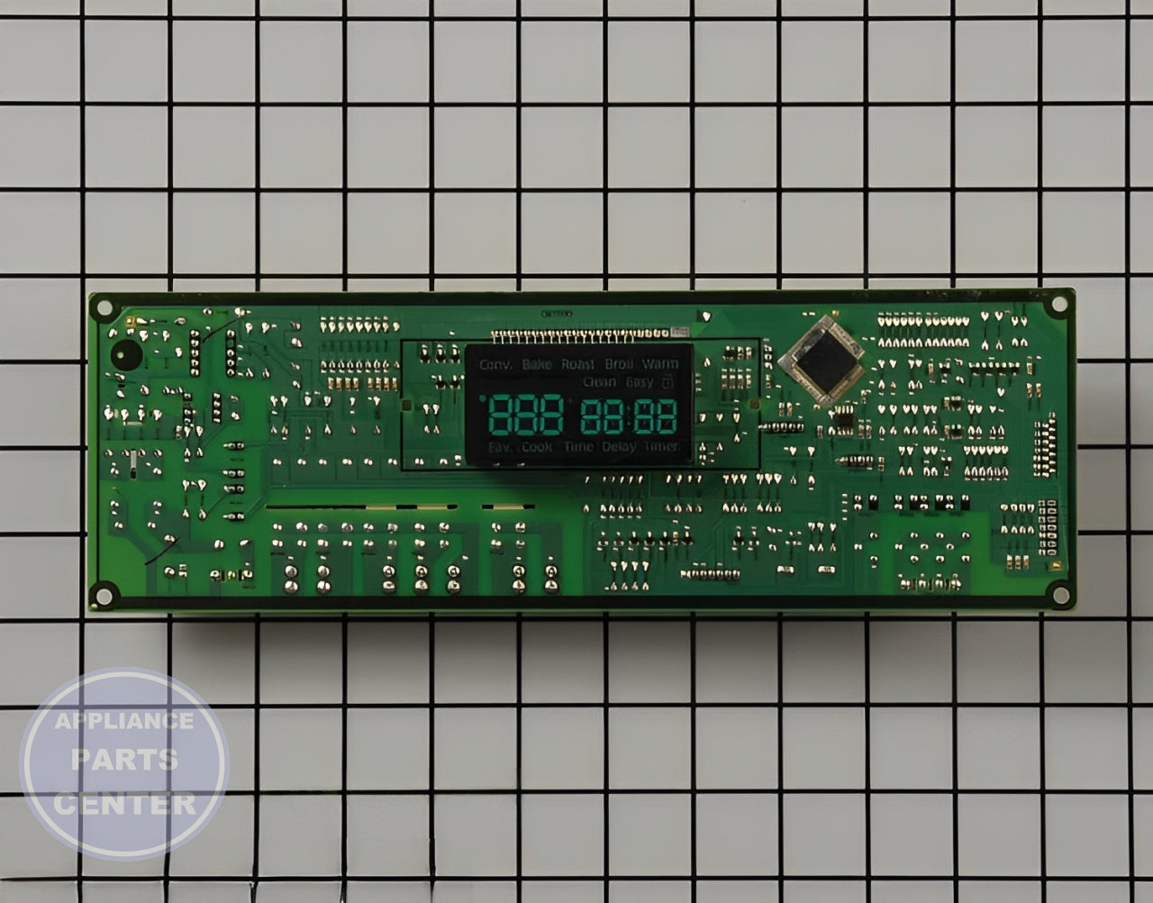 Samsung RANGE OVEN CONTROL BOARD AND CLOCK DE92-02588G - Main view showing precise cooking control for Samsung models