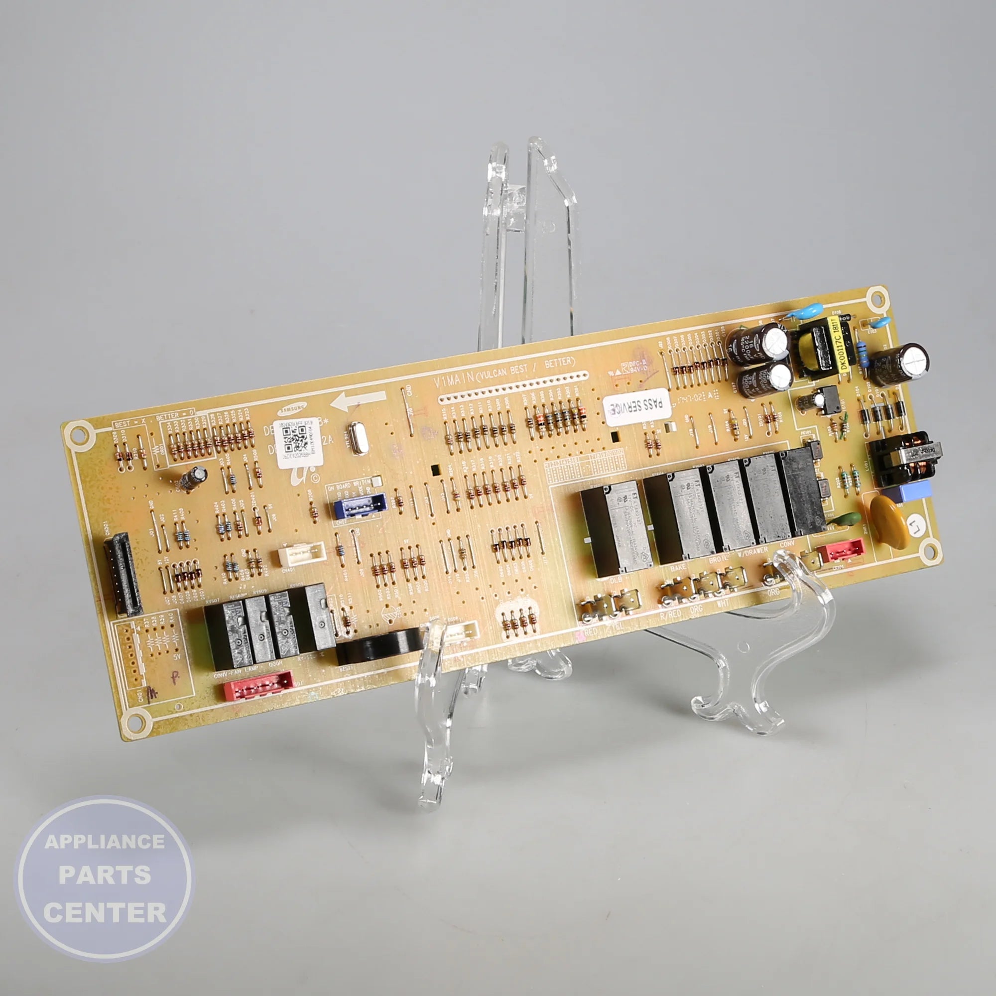 Samsung ASSY PCB MAIN DE92-02588H - Installation in NX58H5650WS showing key mounting points
