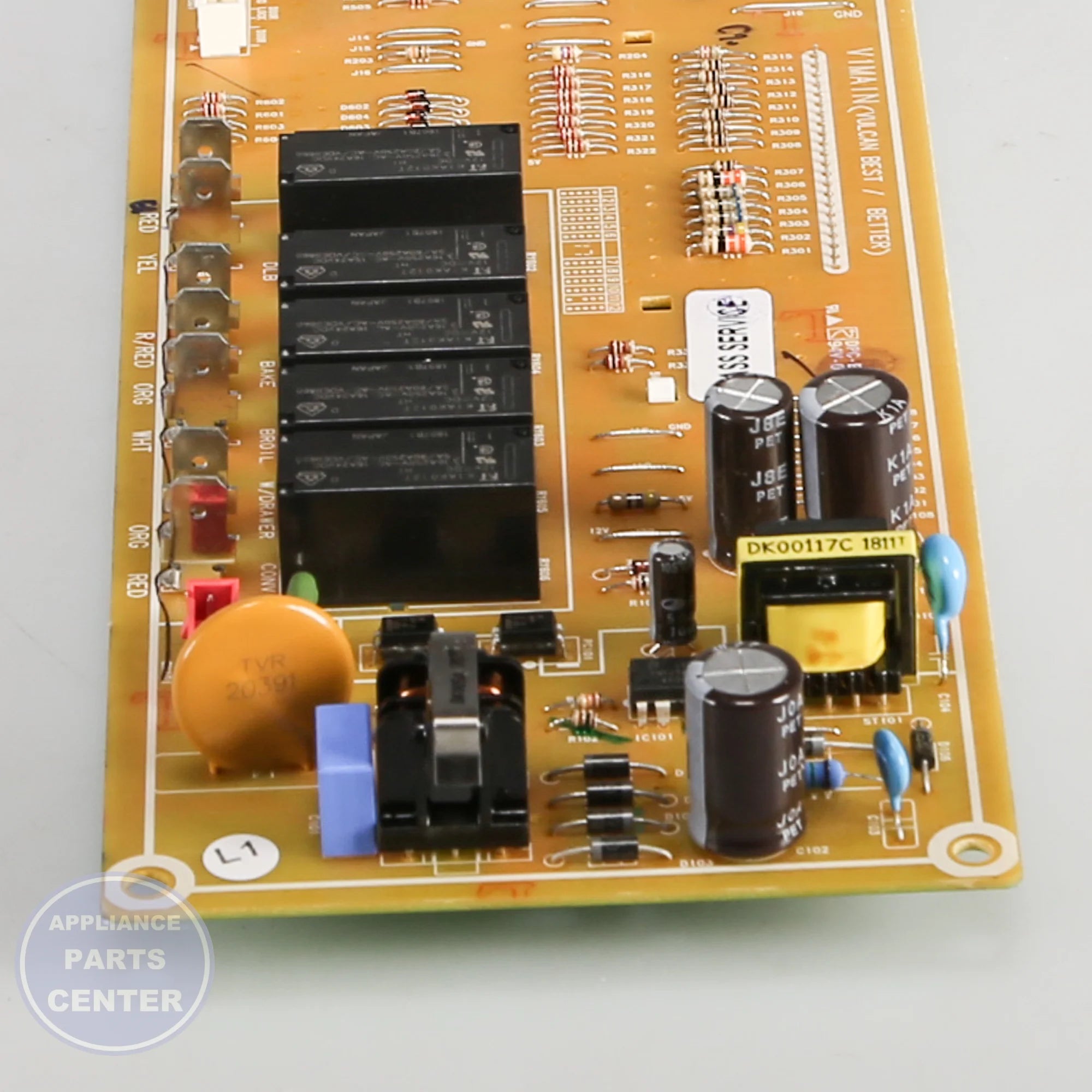 Samsung ASSY PCB MAIN DE92-02588H - Installation in NX58H5650WS showing key mounting points