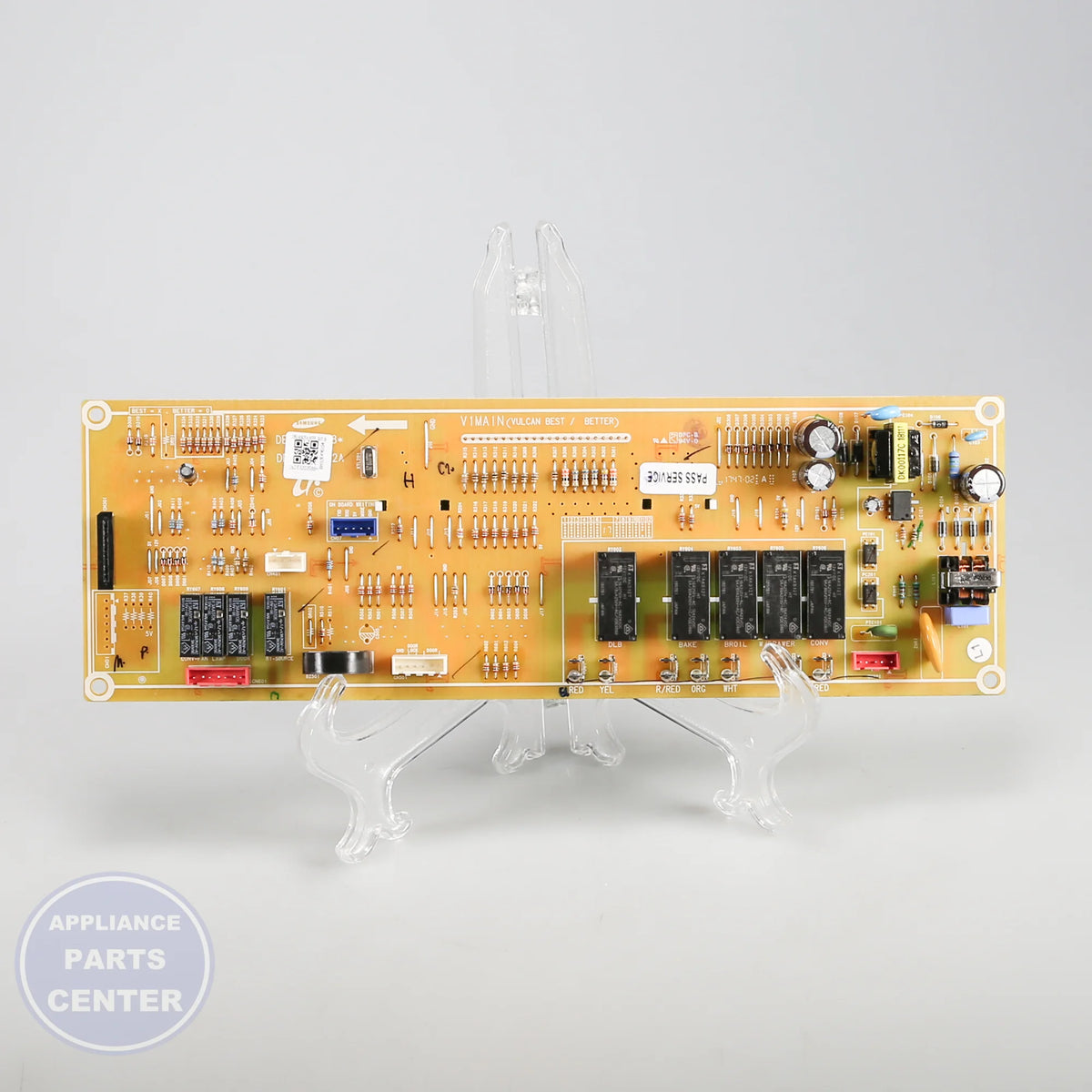 Samsung ASSY PCB MAIN DE92-02588H - Installation in NX58H5650WS showing key mounting points