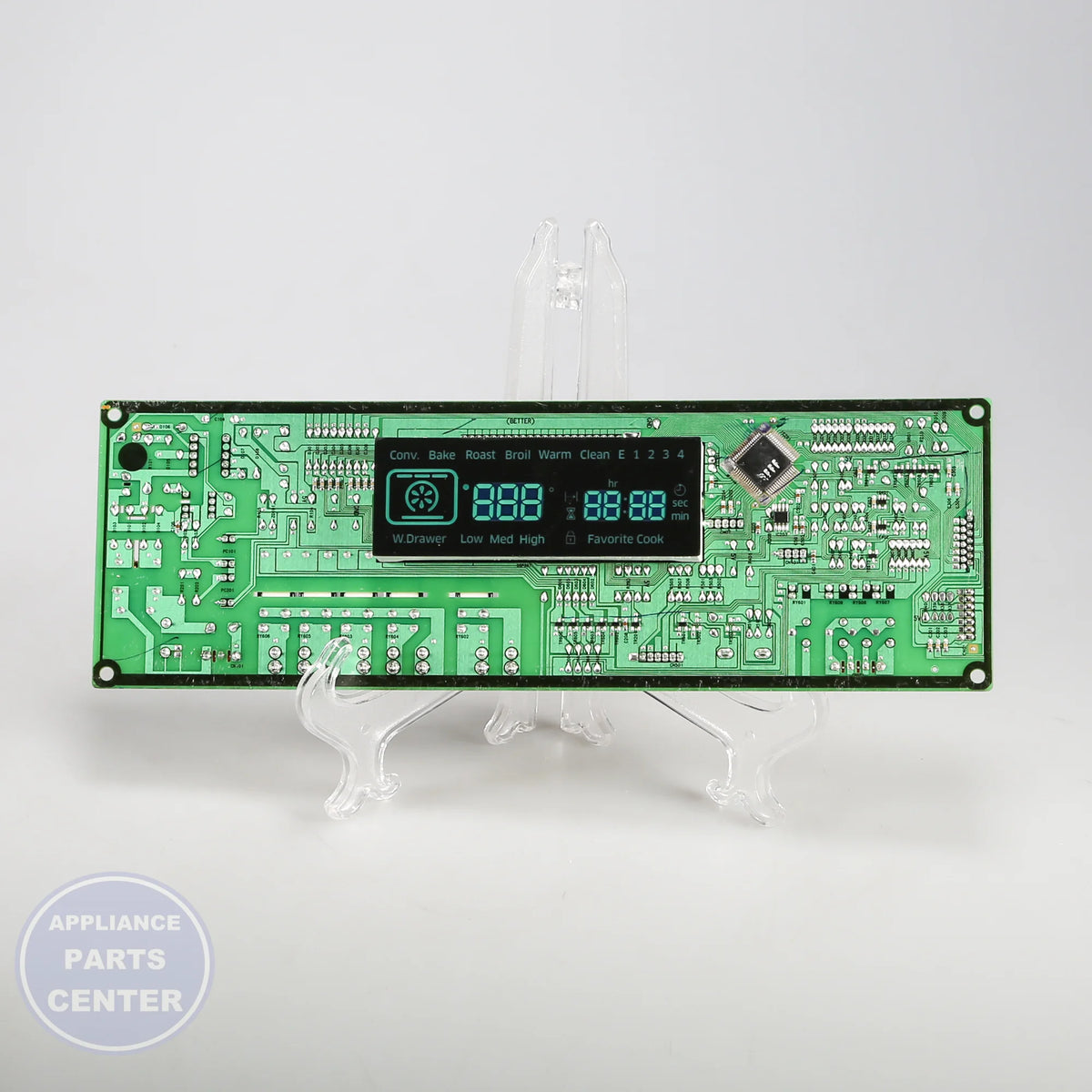 Samsung ASSY PCB MAIN DE92-02588H - Installation in NX58H5650WS showing key mounting points