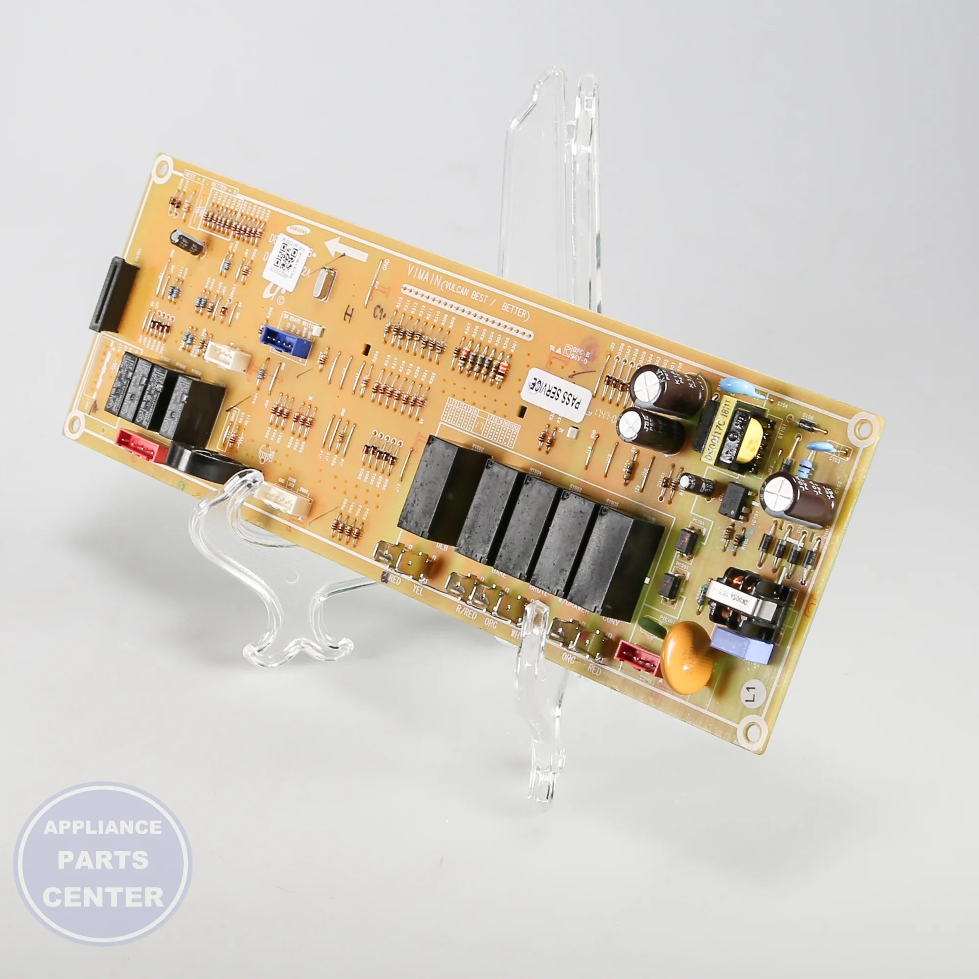 Samsung ASSY PCB MAIN DE92-02588H - Installation in NX58H5650WS showing key mounting points