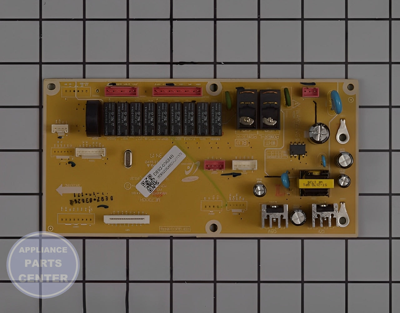 Samsung Microwave Printed Circuit Board Main Assembly DE92-03624B - Main view showing timer functionality for specific models