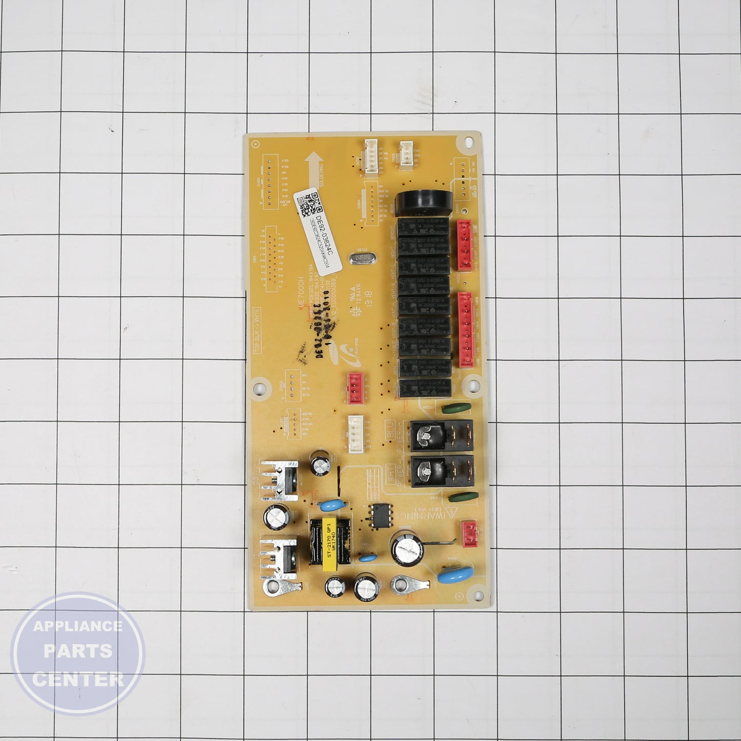 Samsung ASSY PCB MAIN;ME20H705MSS/AA,ME7000HA_2. - Installation in ME20H705MSS/AA showing mounting points