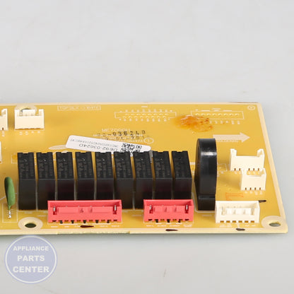 ASSY PCB MAIN DE92-03624D - Side view with specific measurements and specs