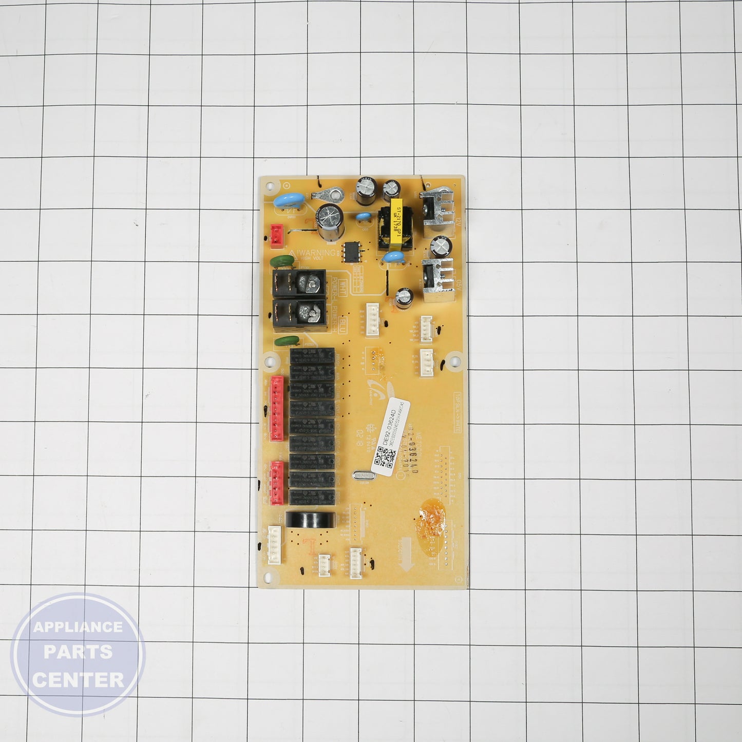 Samsung ASSY PCB MAIN DE92-03624D - Installation in ME7000HA_2 showing key mounting points