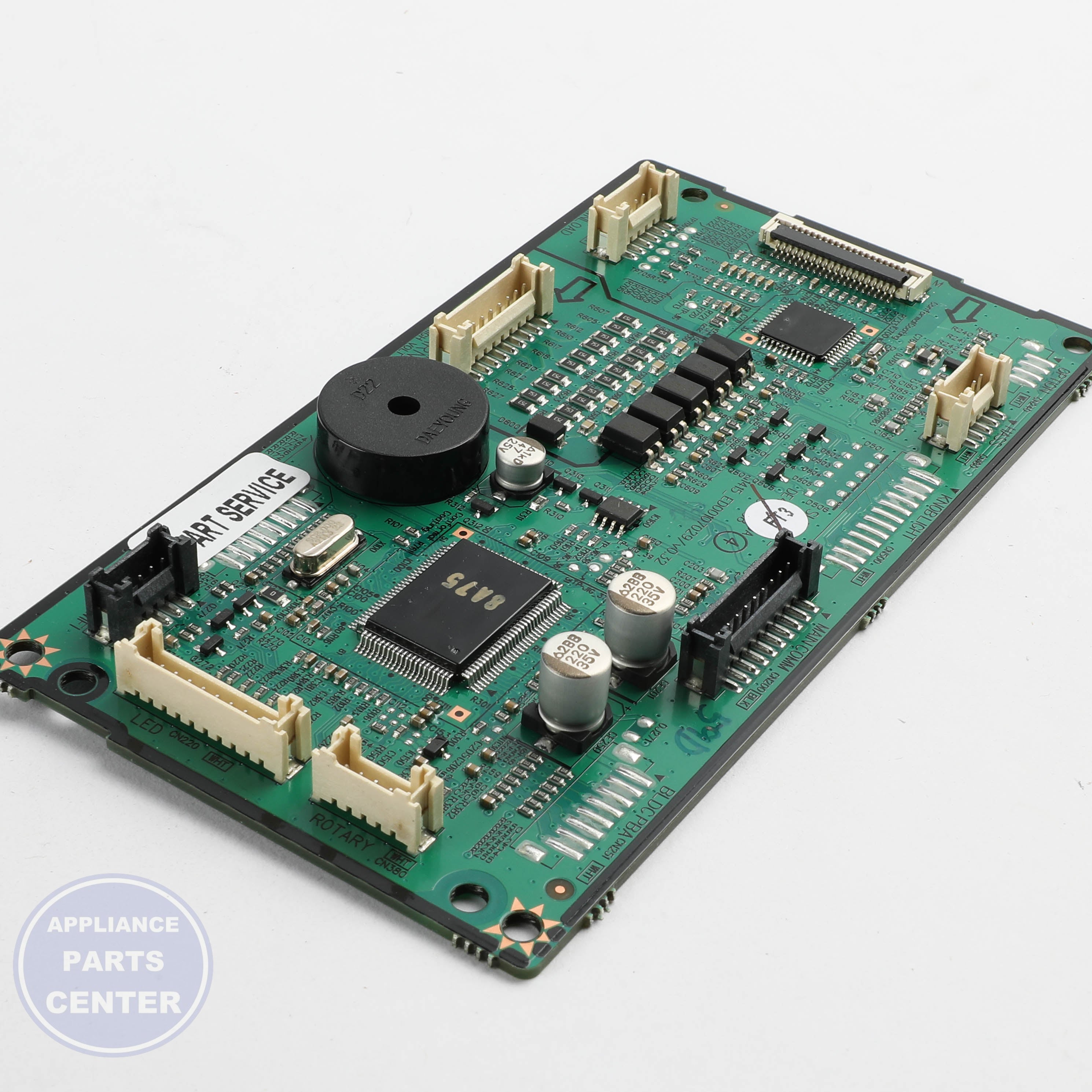 SAM ASSY PCB SUB;SLIDE-IN-VE-03,NX9000M-PJT, DE92-03959D - Installation in SAM slide-in range showing key mounting points