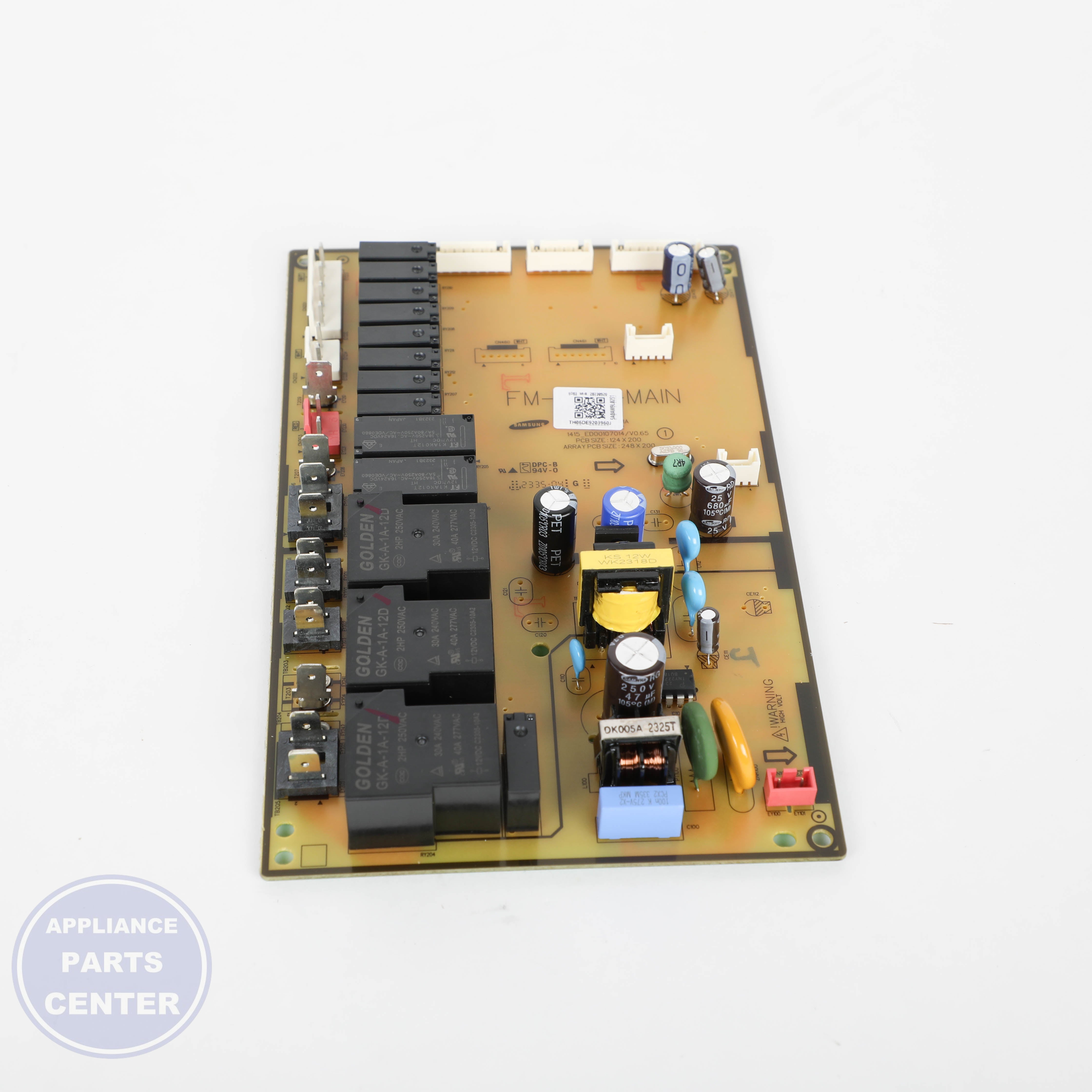 SAM ASSY PCB MAIN DE92-03960J - Detailed view of control technical details