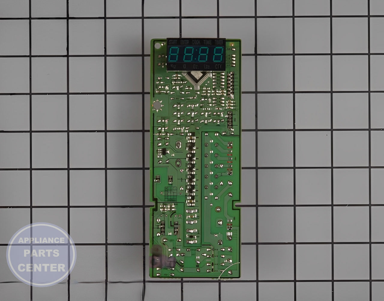 SAMSUNG MICROWAVE MAIN PCB ASSEMBLY DE92-04327A - Main view showing Circuit Board & Timer for SMG Microwave