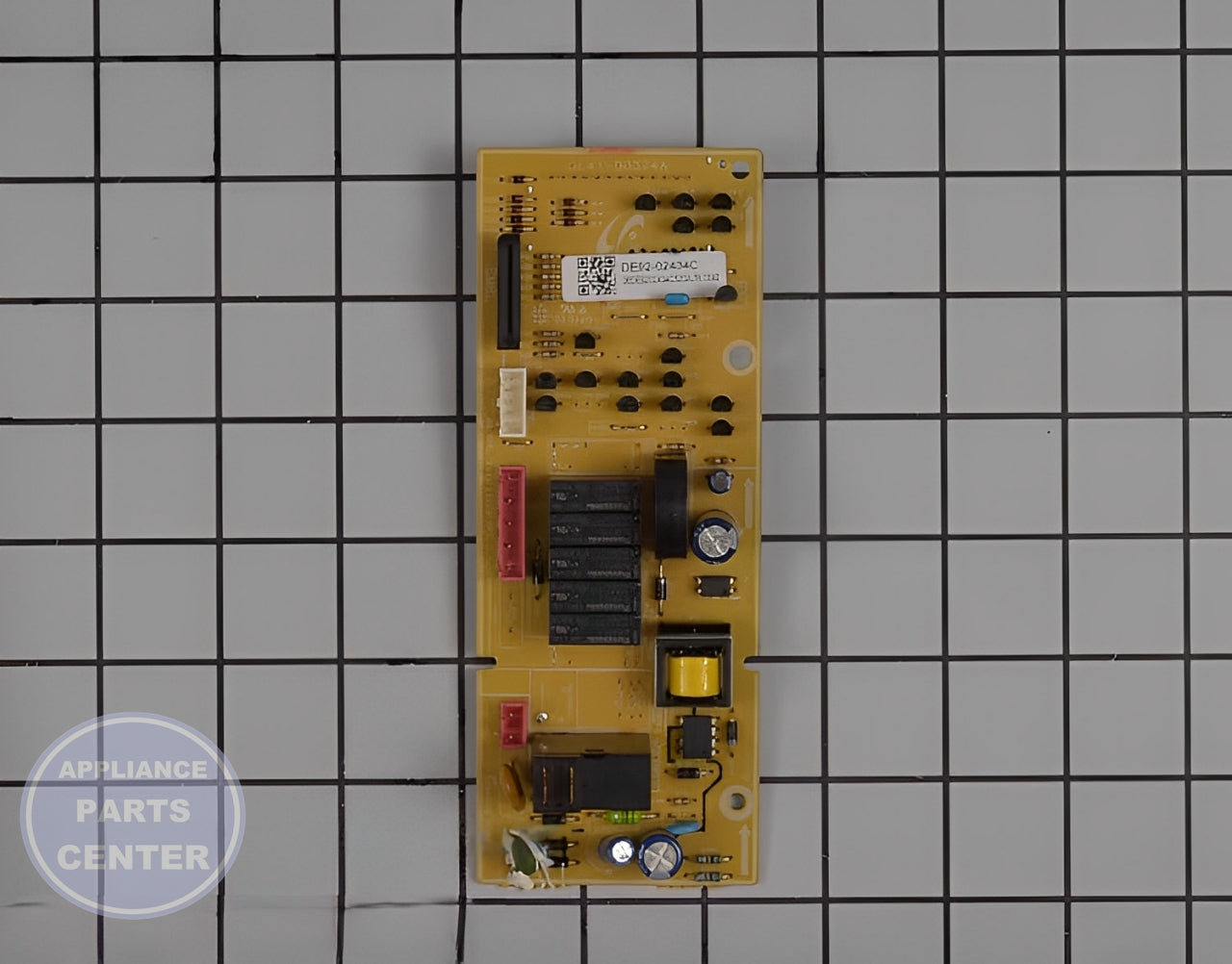 SAMSUNG MICROWAVE MAIN PCB ASSEMBLY DE92-04327A - Detailed view of critical technical details