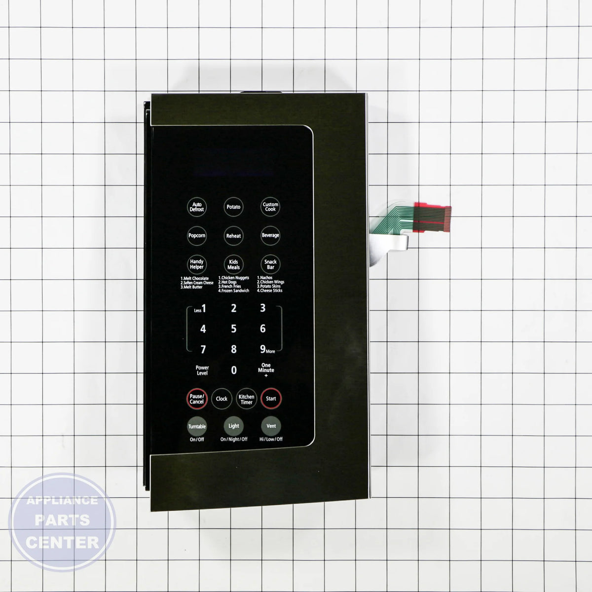 Samsung ASSY CONTROL PANEL DE94-01820A - Main view showing precise control for SMH8165STG/XAA