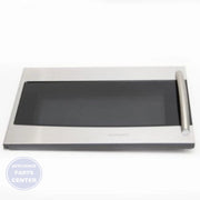 Samsung ASSY DOOR DE94-02521J - Main view showing stainless steel finish for ME179KFETSR