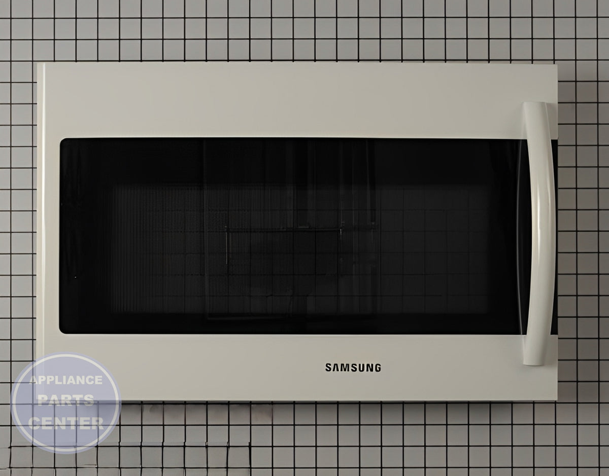 Samsung Microwave Door Assembly DE94-03159B - Main view showing secure seal for Samsung models