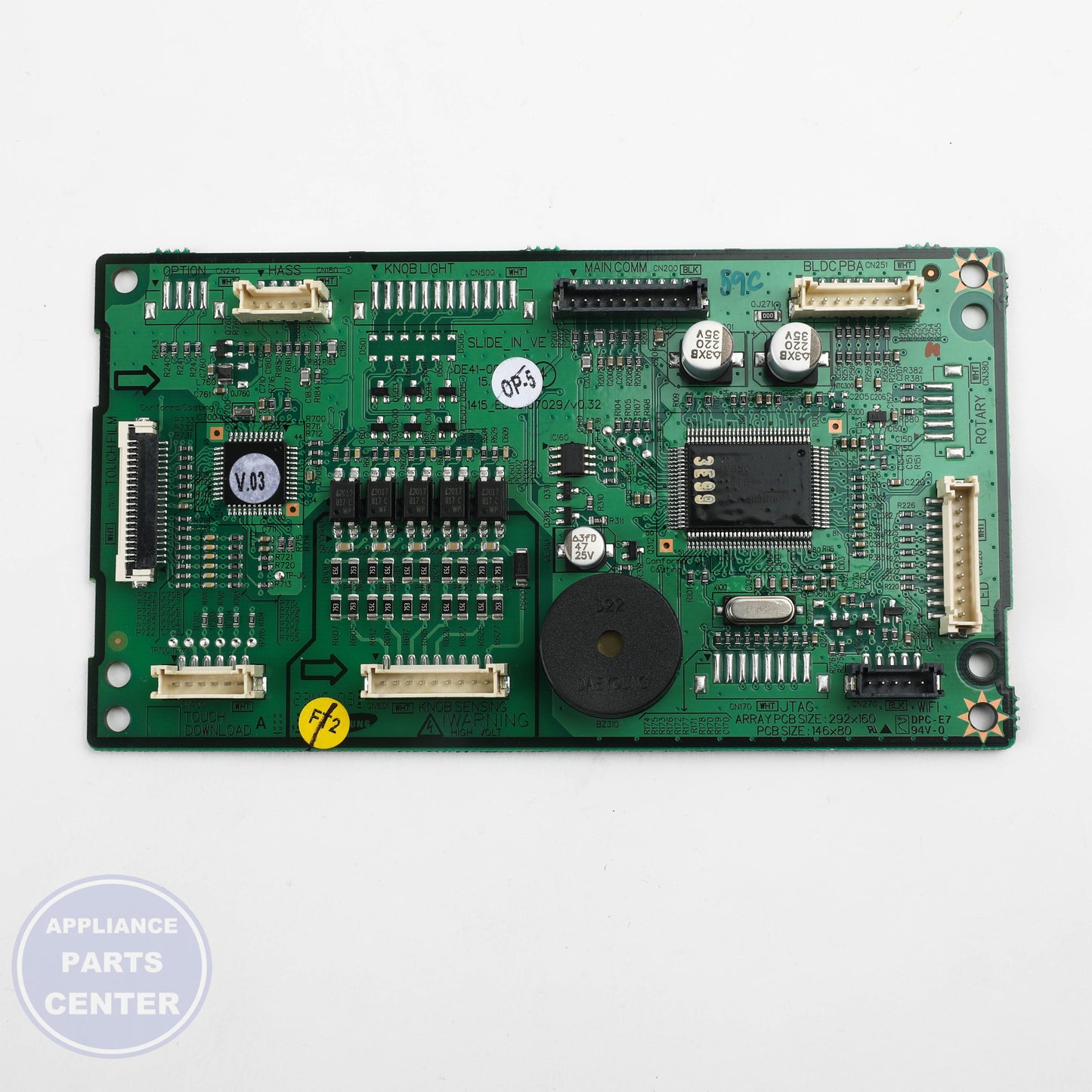 ASSY PCB EEPROM;EEP_05,DE92-03959C,NX700 - Detailed view of the communication component