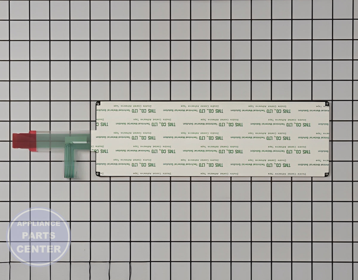 SAMSUNG RANGE MEMBRANE SWITCH DG34-00027B - Detailed view of touchpad technical details