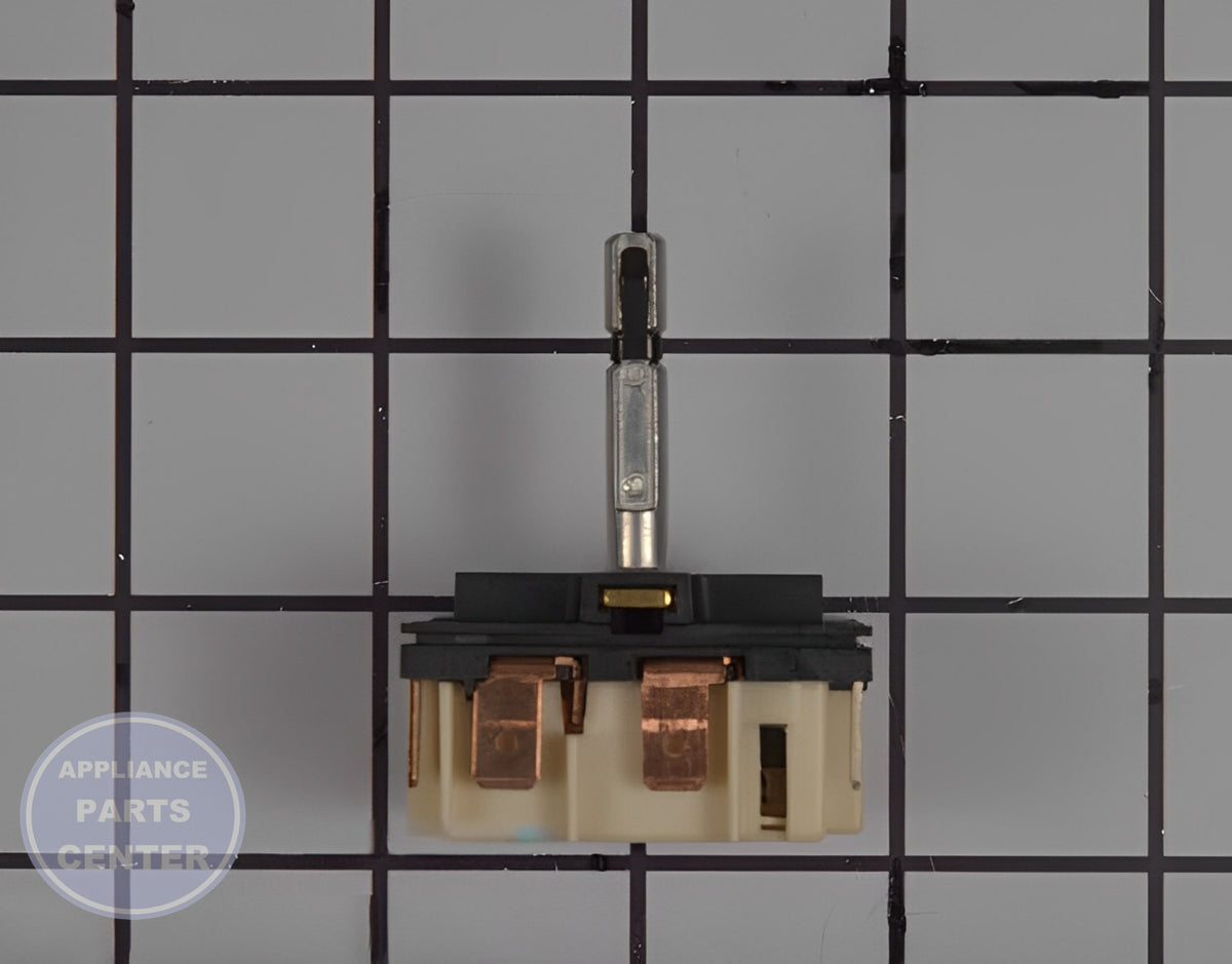 SAMSUNG RANGE OVEN DUAL INFINITE BURNER SWITCH ENERGY REGULATOR DG44-01002A - Side view with energy regulation specs